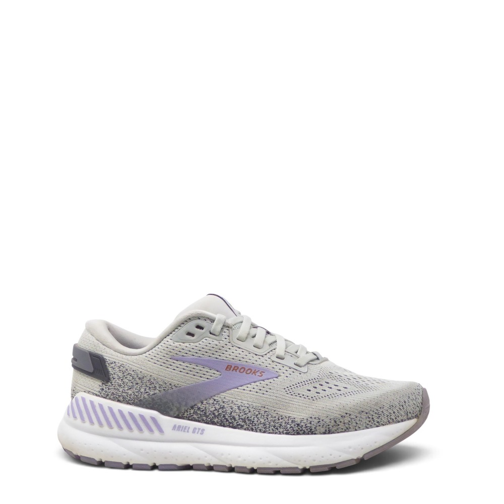 Brooks Womens Ariel 24 GTS Running Shoes Grey Purple Size 7.5